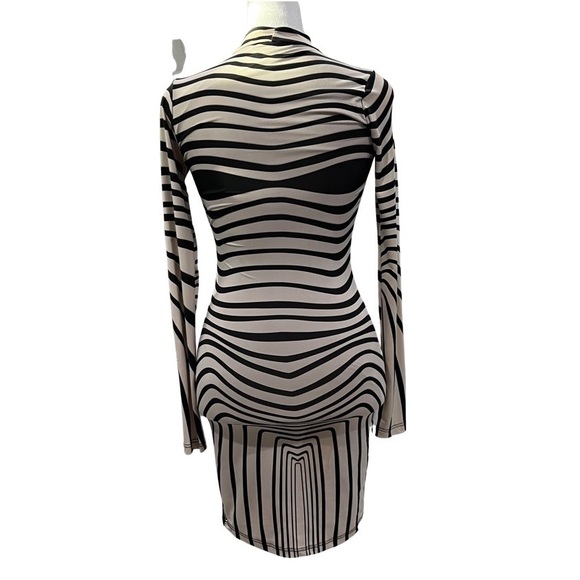 Striped bodycon dress - Picture 2 of 2